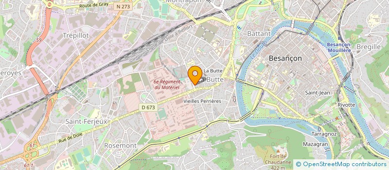 localisation de l'entreprise SARL CADE AUTOMOBILE à BESANCON