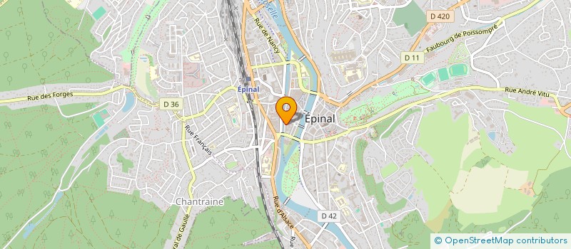 localisation de l'entreprise SARL CADEAUX CERAM à EPINAL