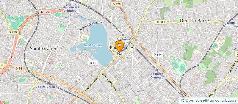 localisation de l'entreprise SARL CADET ROUSSELLE à ENGHIEN-LES-BAINS