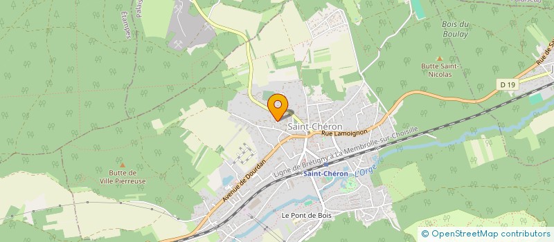 localisation de l'entreprise SARL CADINOT ET CHARRONT à SAINT-CHERON