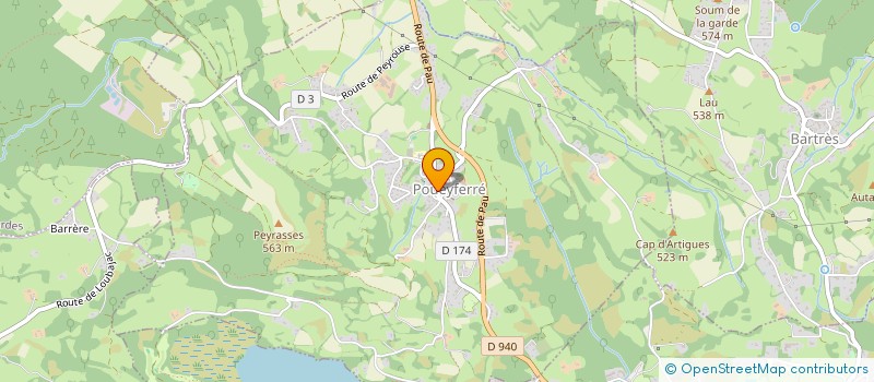 localisation de l'entreprise SARL CADOREL  POUEYFERRE