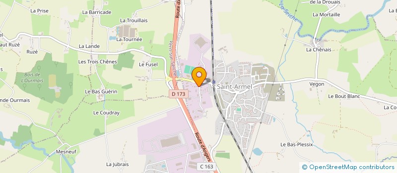 localisation de l'entreprise SARL CADOT TRANSPORTS à SAINT-ARMEL