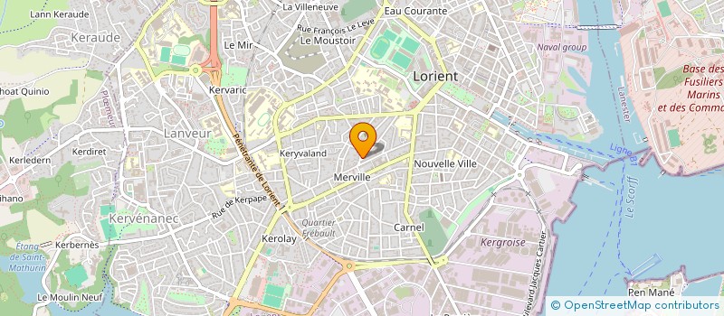 localisation de l'entreprise SARL CADRES ET PAPIERS à LORIENT