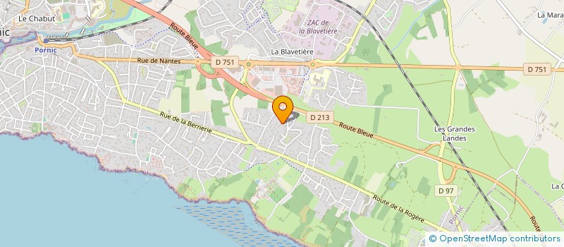 localisation de l'entreprise SARL CAEL  PORNIC