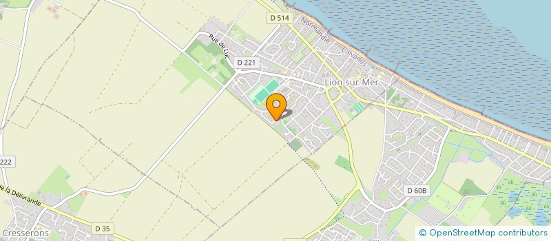 localisation de l'entreprise SARL CAEN FIBRE  LION-SUR-MER