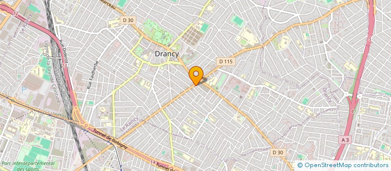 localisation de l'entreprise SARL CAFE DE DRANCY  DRANCY