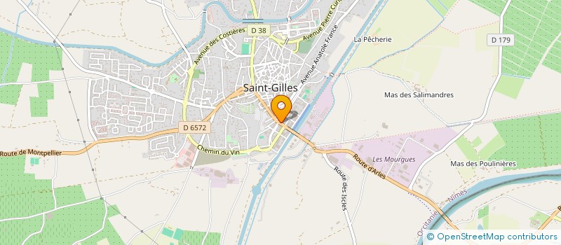 localisation de l'entreprise SARL CAFE DE LA GARE à SAINT-GILLES