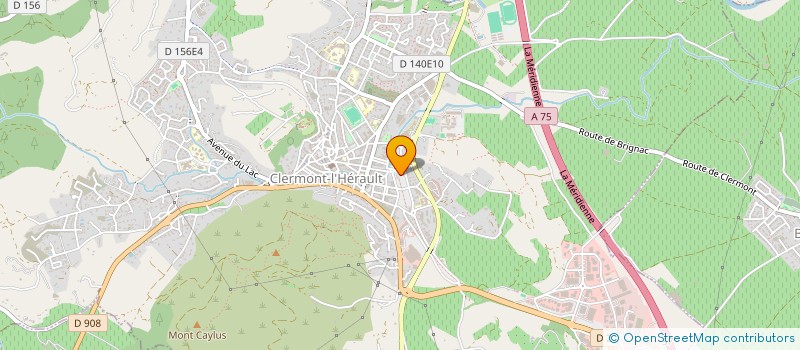 localisation de l'entreprise SARL CAFE DE LA GARE  CLERMONT-L'HERAULT