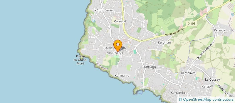 localisation de l'entreprise SARL CAFE DE LA PLACE  SAINT-GILDAS-DE-RHUYS