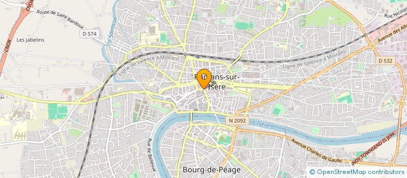 localisation de l'entreprise SARL CAFE DE LA POSTE à ROMANS-SUR-ISERE