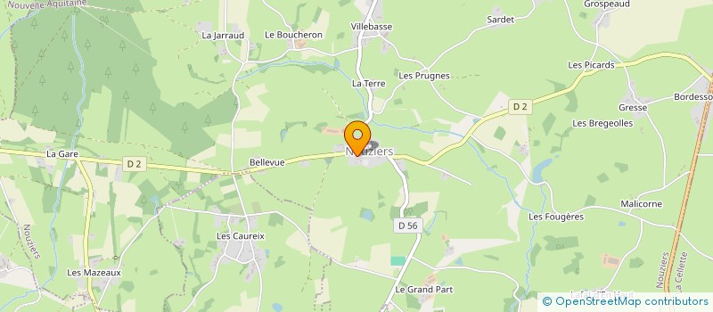 localisation de l'entreprise SARL CAFE DES SPORT  GENOUILLAC