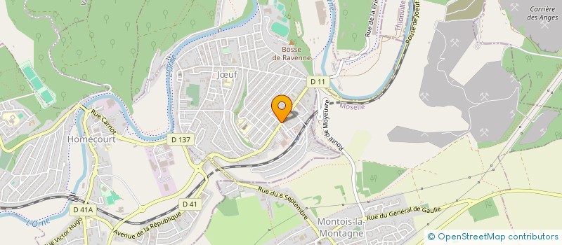 localisation de l'entreprise SARL CAFE DES SPORTIFS  JUF