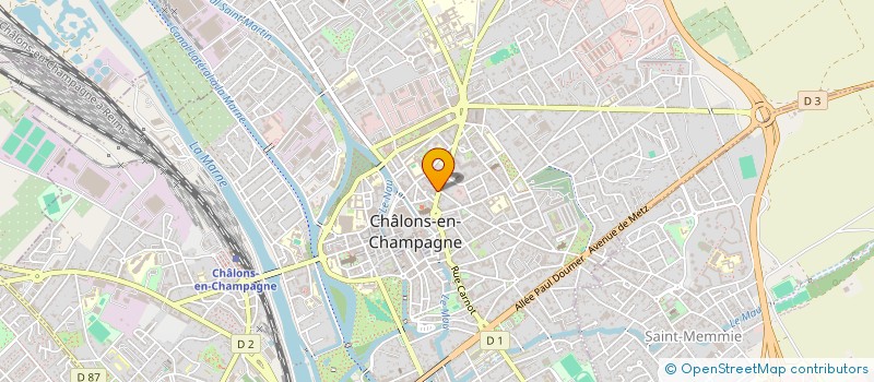 localisation de l'entreprise SARL CAFE DES SPORTS à CHALONS-EN-CHAMPAGNE