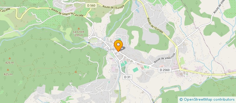 localisation de l'entreprise SARL CAFE DU COURS à SALERNES
