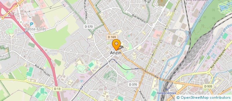 localisation de l'entreprise SARL CAFE LE PARISIEN  ANZIN