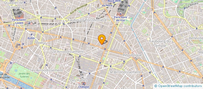 localisation de l'entreprise SARL CAFE PRADO  PARIS