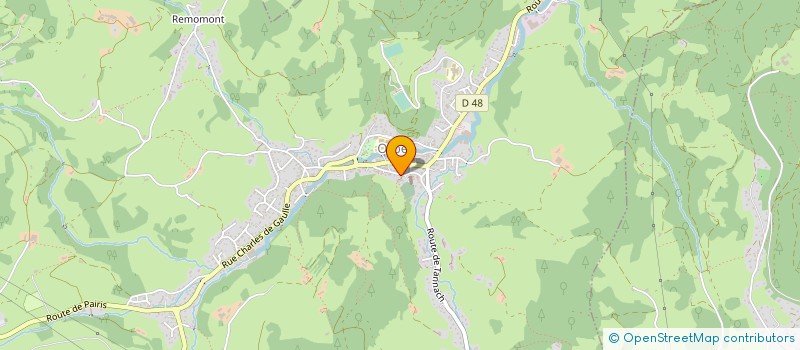 localisation de l'entreprise SARL CAFE PRESTIGE  ORBEY