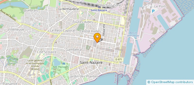 localisation de l'entreprise SARL CAFES SARY à SAINT-NAZAIRE