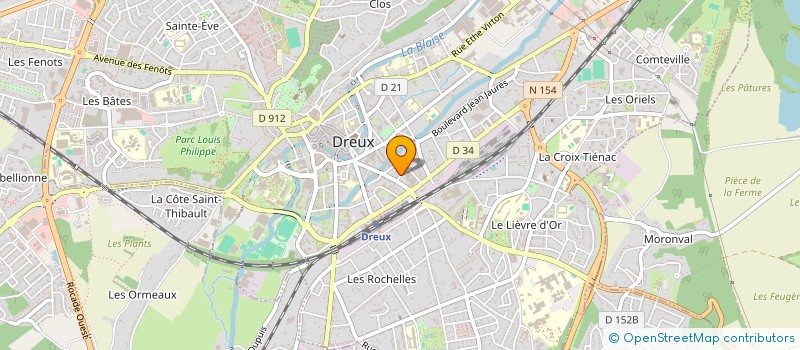 localisation de l'entreprise SARL CAILLE à DREUX