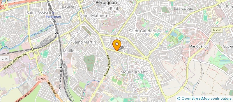 localisation de l'entreprise SARL CAILLEAU GIANNCI CONSTRUCTIONS  PERPIGNAN