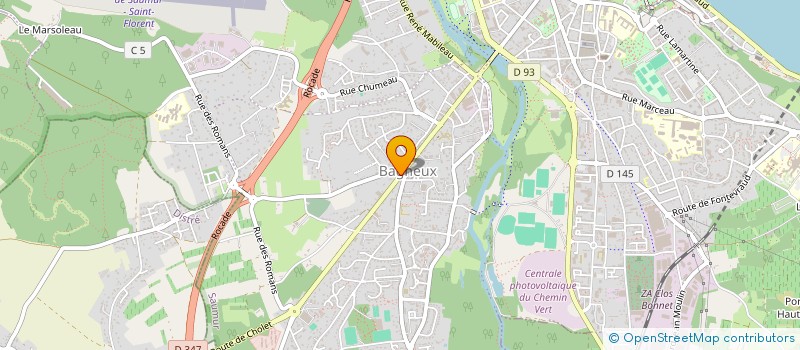 localisation de l'entreprise SARL CAILLEAUD à SAUMUR