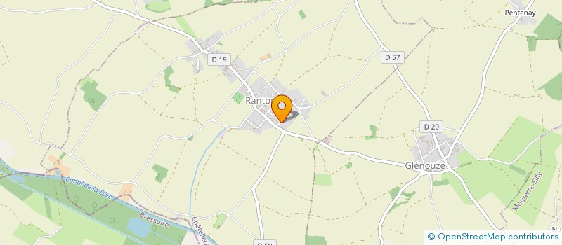 localisation de l'entreprise SARL CAILLETEAU  RANTON