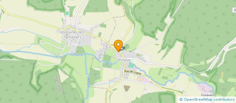 localisation de l'entreprise SARL CAILLETET OLIVIER  LEUGLAY