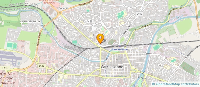 localisation de l'entreprise SARL CAIN-FREE à CARCASSONNE