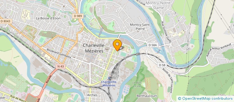 localisation de l'entreprise SARL CAIZTARD  CHARLEVILLE-MEZIERES