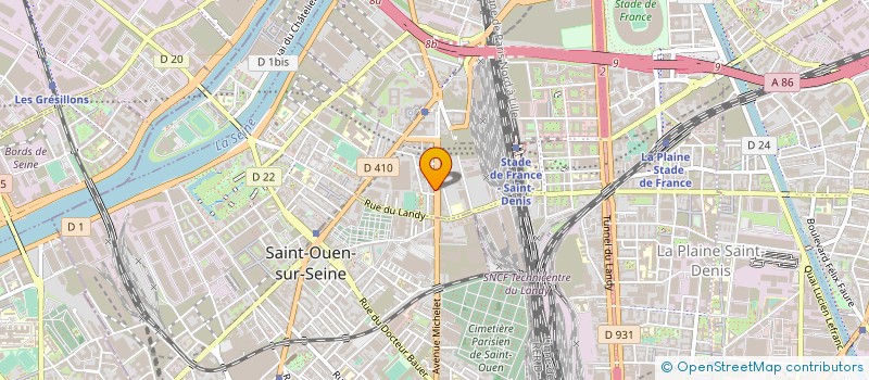 localisation de l'entreprise SARL CAL-HAN  PARIS