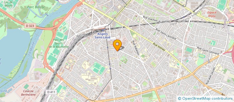 localisation de l'entreprise SARL CAL INDUSTRIE à ANGERS