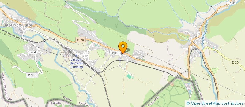 localisation de l'entreprise SARL CAL NATURA ECO CONSTRUCTOR  ENVEITG