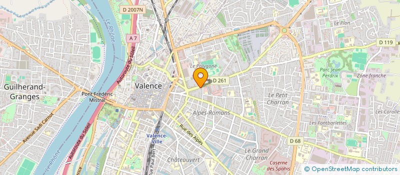 localisation de l'entreprise SARL CALABRO à VALENCE