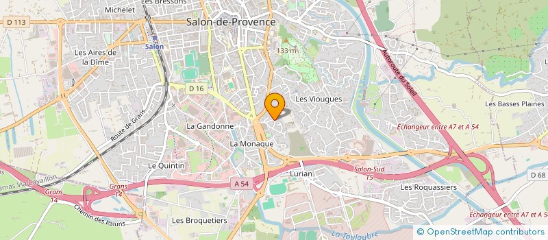 localisation de l'entreprise SARL CALADAN INFORMATIQUE  SALON-DE-PROVENCE
