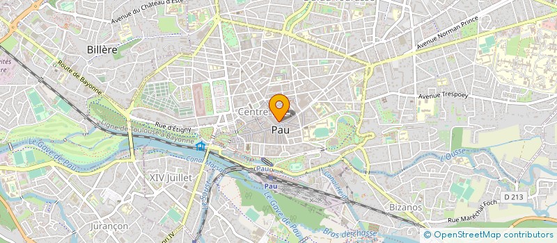 localisation de l'entreprise SARL CALAME-ZIMMERMANN à PAU
