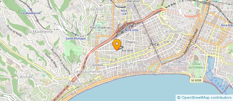 localisation de l'entreprise SARL CALC à NICE