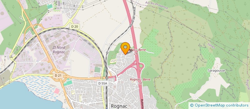 localisation de l'entreprise SARL CALES  ROGNAC