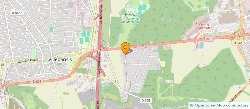 localisation de l'entreprise SARL CALHELHA  VILLEPARISIS