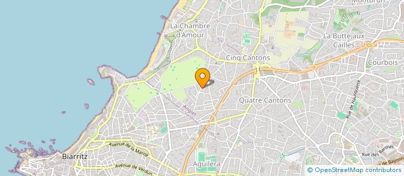 localisation de l'entreprise SARL CALIOT à ANGLET