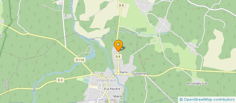 localisation de l'entreprise SARL CALLEDE BOIS  BALIZAC