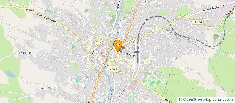 localisation de l'entreprise SARL CALLEGARI  AUCH