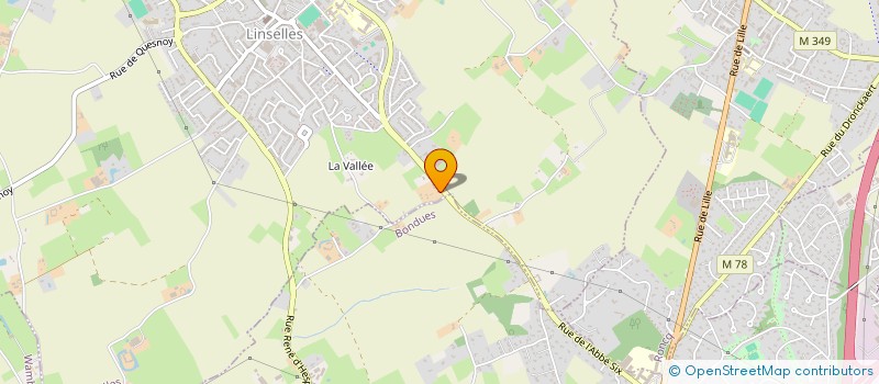 localisation de l'entreprise SARL CALLEWAERT  LINSELLES