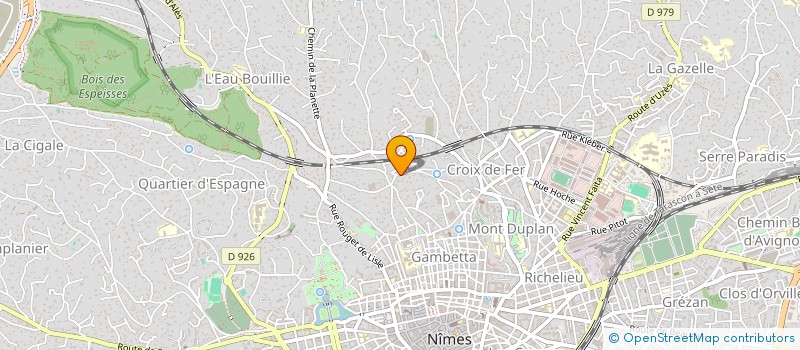 localisation de l'entreprise SARL CALLIOPE à NIMES