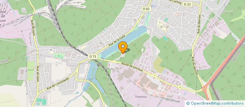 localisation de l'entreprise SARL CALLONEC  CREUTZWALD