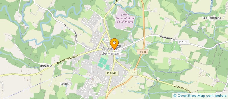 localisation de l'entreprise SARL CALM  VILLENEUVE-DE-MARSAN