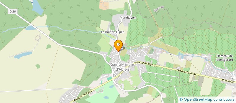 localisation de l'entreprise SARL CALMES  SAINT-MARTIN-D'ABLOIS