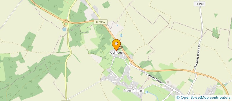 localisation de l'entreprise SARL CALVA TP LEGRAND à FREMECOURT