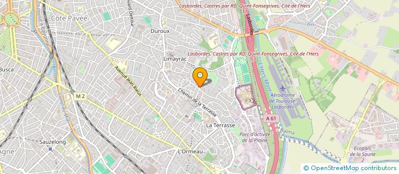 localisation de l'entreprise SARL CALVET-RIBET LMP  TOULOUSE