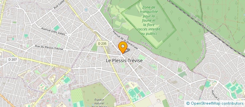 localisation de l'entreprise SARL CALYPSO  LE PLESSIS-TREVISE