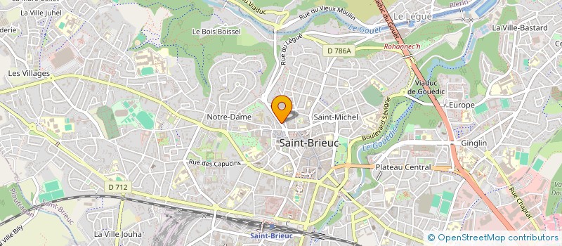 localisation de l'entreprise SARL CALZONE ROMA à SAINT-BRIEUC